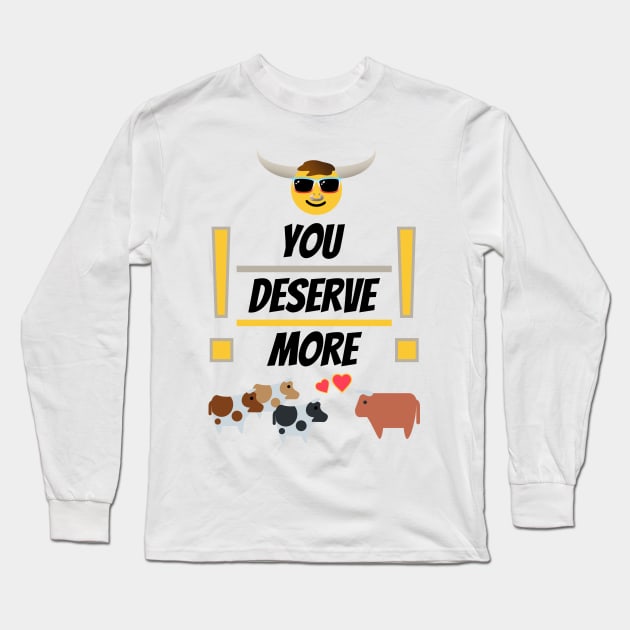 Affirmations of the zodiac: Taurus Long Sleeve T-Shirt by Ludilac